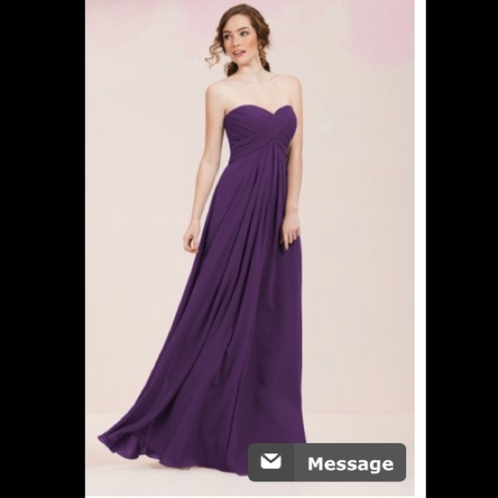 Purple chiffon Prom/bridesmaid dress!